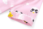 Beezizac Little & Big Girls Satin Silky Button Pajama Summer Short Sleeves Set Trendy Outfit Kid Size 6-16