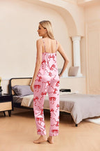 Ekouaer Women Silk Satin Pajamas Sleeveless Pjs Set 2 Piece Summer Loungewear Sleepwear with Pockets S-XXL