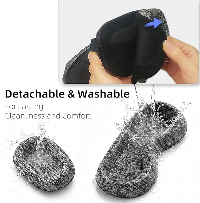 3D Bluetooth Sleep Mask with Voice Control,Eye Mask Headphones for Women Men 100% Pressure-Free & BlockOut,Wireless Cotton Mask for Side Sleepers Travel