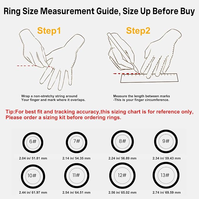 FAHKNS Smart Health Ring for Women Men: Fitness Tracker Ring with Heart Rate,Blood Oxygen,Sleep Monitor,Stress,Steps Counter,IP68 Waterproof for iOS & Android,No APP Fees (Rose Gold,9#)