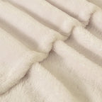 BEDELITE Fleece Blanket King Size Blankets for Bed, Luxury Plush Cozy Fuzzy Blanket 108x90 inches, Super Soft Warm Lightweight Throw Blanket All Seasons Suitable, Beige