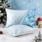 WOLKI Cooling Standard Pillows Set of 2 Memory Foam Pillows, Twin/Full Size 2 Pack Adjustable Shredded Memory Foam for Side Sleepers, Back, Stomach, Hot Sleepers (20x26)