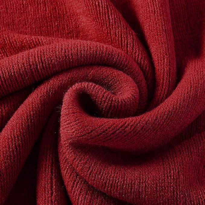 Homiest Decorative Knitted Throw Blanket with Fringe, Lightweight Blanket Acrylic Knit Blanket, Soft & Cozy Tassel Blanket for Couch Sofa Bed (Red, 60 x 80 Inch)