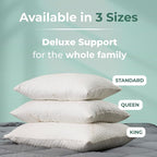 Snuggle-Pedic King Size Shredded Memory Foam Sleeping Pillow - Cooling Supportive Neck & Spine Alignment for Side Sleepers, Maternity Relief, Posture Correction & Dorm Use - USA Quality