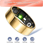 Smart Ring Health Tracker for Women Men, Sleep Tracker with Heart Rate,SpO₂,Blood Pressure, Fitness Ring for Activity Monitoring, No Subscription, Step Tracker Ring for ios&Android (Enamel color,#11)