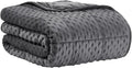 CuteKing Weighted Blanket - Weighted Blanket with Premium Glass Beads - Heavy Blanket Crystal Velvet for Comfort Sleep - Thick Blanket All Season (20lbs, 60"x80", Grey Bubble)
