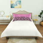 Satin Pillowcase for Hair and Skin, Pink Glitters Leopard Prints Silk Pillowcase Soft and Cozy Body Pillow Covers, Queen Size Satin Pillow Cases with Envelope Closure(20x30 Inch), 1PC