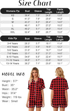 Girls & Womens Satin Pajamas Set, Silk Button-Down Sleepwear 2 Piece Nightwear, 3 Years - Women XXL