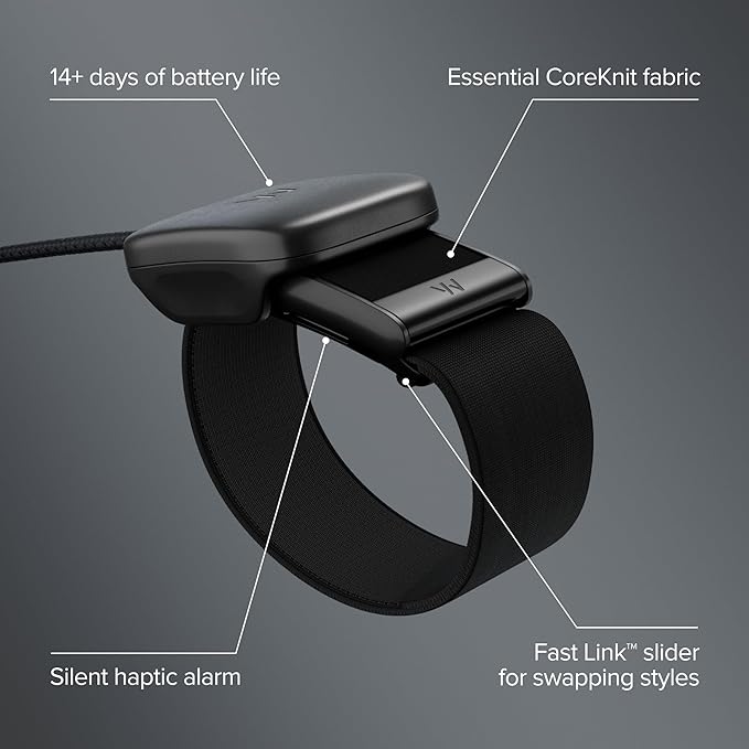 WHOOP 5.0/MG Activity Tracker - 12 Month Membership - Health and Fitness Wearable – 24/7 Activity and Sleep Tracker, Personalized Coaching, Menstrual Cycle Insights – 14+ Days Battery Life