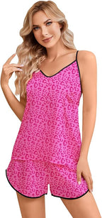 Girls & Women Silk Pajamas Set Satin Camisole Sleepwear 2 Piece Pjs, 3 Years - Women XXL