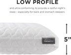 TEMPUR-Pedic TEMPUR-Cloud Pillow, Standard-2-Pack, Standard, White 2 Count