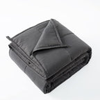 HOSUKKO Weighted Blanket - 3 lbs Grey Heavy Blanket - Small Size Breathable Blanket(20 * 30 inches, 3 lbs)
