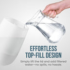 Fontaines Luxury Top-Fill Cool Mist Humidifier - 360° Ultra-Fine Spray, Whisper-Quiet Operation, Dishwasher-Safe Tank, Nightlight & Auto Shut-Off, Easy to Clean for Home, Bedroom, Baby Nursery