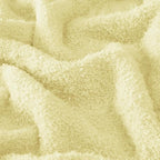 CYMULA Knit Throw Blanket for Couch Yellow - Super Soft Lightweight Plush Fuzzy Fluffy Cozy Blankets and Throws for Sofa Bed, 50 x 60 inches