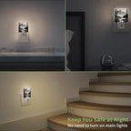 Nordic Mountain River Night Light, Mountain Park Night Light Plug into Wall with Dusk to Dawn Sensor, LED Lamp Energy Saving Lights for Men Women Boys Girls,Lamp for Bedroom Bathroom Hallway