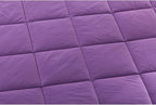 TONGDADA Kids Weighted Blanket | 40''x60'',7lbs | for Child Between 55-80 lbs | Premium Cotton Material with Glass Beads | Purple