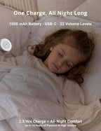 FOXFINE Portable Sound Machine, Travel White Noise Machine with 36 Soothing Sounds, Focus Light & Headphone Jack, Timer & Memory for Sleeping, Baby, Adults, Gray