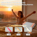 Hopihe Sunrise Pillow, Sound Machine for Sleep with Bluetooth Speaker & Sunset Simulation, Smart Pillow with Wake Up Light, Sunset Lamp, White Noise Machine for Adults Kids