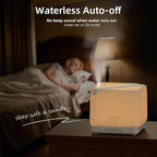 ASAKUKI Essential Oil Diffuser for Home, Large 700 ml Humidifier with Automatic Shut-Off, Quiet Aromatherapy Diffuser with 7 LED Lights for Living Room, Kitchen, Bedroom, Hotel - White