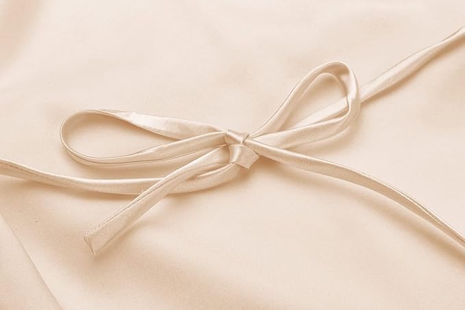Women's Satin Kimono Robe Wedding Getting Ready Silky Bathrobe Short Bridesmaid Dressing Gown