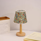 WSYEAR Flowers Cute Small Table Lamp, Boho Floral Table Lamps for Bedroom, Bedside Small Table Lamp for Small Space, Farmhouse Mini Table Lamp for Bedroom, Living Room