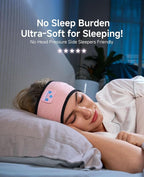 Sleep Headphones Bluetooth 5.4 Headband, Wireless Earphones Music Sleep Earbuds Sleeping Eye Mask with HD Stereo Speakers for Workouts Insomnia Yoga Air Travel Meditation, Ideal Gifts for Women Men