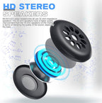 MUSICOZY Sleep Headphones, Bluetooth 5.4 Sleep Mask Headband Headphones Sleeping Eye Mask, Wireless Music Earbuds Earphones with HD Ultra-Thin Stereo Speakers for Side Sleepers Men Women