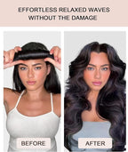 Grande Heatless Curls Overnight Rods No Heat Hair Curlers to Sleep Jumbo Foam Large Hair Rollers for Long Short Hair Heatless Curling Rod Set with Satin Wrap for Sleeping Black