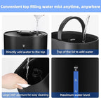 Coolfiqu 6L Humidifiers for Bedroom Large Room Home,Cool and Warm Humidifier for Baby and Plants Hot Mist Top Fill Desk Humidifier Oil Diffuser,Quiet,Auto Mode,360°Nozzle-Midnight Black(2026 Upgraded)