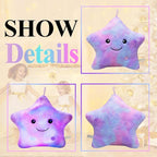 LED Night Light Up Star Pillows for Kids Pillows Girls Boys Childrens Daughter Girlfriend Plushie Birthday Christmas, Creative Glowing Stuffed Animal Toys Plush Pillows Colorful