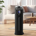 Large Humidifier for Bedroom, 9L/2.5Gallon Ultrasonic Cool Mist Humidifier with Humidistat, 360°Nozzle, 350ML/H Big Mist Level, Suitable for Kids Room Livingroom Yoga Office Plant，Black