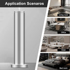 Wireless Hotel Scent Diffuser Starter Kit- Cordless Rechargeable Diffuser for Whole House -Hotel Scents Collection - App Control Waterless Essential Oil Diffuser for Large Room, Studio, Office(Silver)