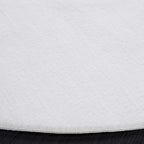 SAFAVIEH Washable Rug Faux Rabbit Fur Shag Collection - 6' Round, Ivory, Slip Resistant & Easy Cleaning, Ideal for Living Room, Bedroom, Kids Playroom, Nursery, Dining Space (FRF100A)
