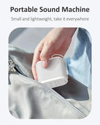 Portable Travel Sound Machine for Adults, Baby Sleeping : Super Long-Lasting & Rechargeable Battery, Headphone Jack, 21 Sounds - White Noise Machine for Office Privacy & Noise Canceling, Home, Gift