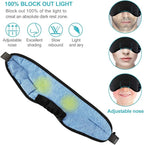 Wireless Sleep Mask,SKEYEOL Sleep Headphones,Adjustable&Washable Music Travel Sleeping Headset with Built-in Speakers Microphone Hands-Free for Air Travel,Siesta and Sleeping