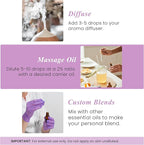 Handcraft Blends Lavender Essential Oil – 1 Fl Oz – 100% Pure and Natural – Premium Grade Essential Oil for Diffuser and Aromatherapy, Skin, Massage, Candle and Soap Making Fragrance