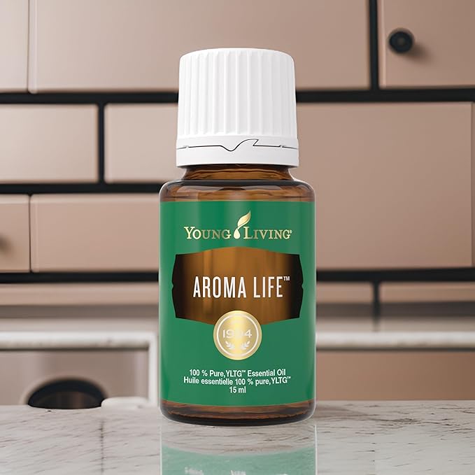Young Living Aroma Life Essential Oil Blend | 15 ml | Ideal for Massage & Aromatherapy Diffusers | Calming Herbal Scent for Relaxation & Tranquility | Self-Care & Wellness Ritual