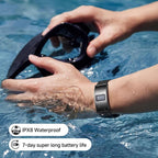 Smart Bracelet, Subscription-Free 24/7 Health Tracking, Heart Rate, SpO2, HRV & Sleep Tracker with IPX8 Waterproof, Wearable Activity & Fitness Tracker, 7-Day Battery, 2 Bands (Black)