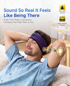 Perytong Sleep Headphones Bluetooth Headband Earphones, Wireless Sleeping Headphones Headband for Sleeping, Sports, Gifts, Workout, Jogging, Yoga, Insomnia, Air Travel, Meditation