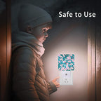 Spring Flowers Night Light,Cherry Blossom Night Lights Plug into Wall Dusk to Dawn Sensor Led Lamp for Women Men,Led Lights for Stairway/Hallway/Bedroom