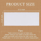duduta White Faux Fur Dresser Runner, Soft Fluffy Coffee Table Runner Nightstand Cover Spring Easter Home Decor 11.8 in x 31.5 in
