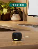 Babelio White Noise Sound Machine, Night Light, Mini and Portable, 15 Non-looping Sounds, Timer, Memory Function, for Adults Baby, Travel
