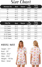 Girls & Womens Satin Pajamas Set, Silk Button-Down Sleepwear 2 Piece Nightwear, 3 Years - Women XXL