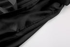 Schbbbta Silk Robes for Women Shawl Collar Long Satin Bathrobe Lightweight Sleepwear Loungewear with Pockets