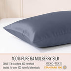 Bella Coterie Luxury Silk Pillowcase for Hair and Skin | 30 Momme | 100% Pure 6A Mulberry Silk | Super Soft | Perfectly Plush [Queen, Cobalt]
