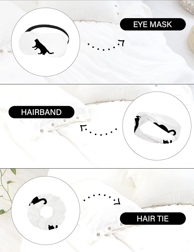 EPLAZA Silk Pajamas for Women Satin Pajamas Set 5 Pcs Long Sleeve Print Pattern Button Down Pjs Sleepwear Loungewear Set