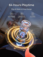 Sleep Headphones for Side Sleepers, Ultra-Thin Adjustable Stereo Speakers, Sleep Mask with Bluetooth 5.4, 64-Hour Ultra-Long Battery Life for Sleeping, Travel & Meditation, Unique Gift