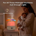 BOXING Top Fill Humidifiers for Bedroom Baby with Humidistat, 20dB Quiet Air Humidifier for Large Room & Indoor Plants with Remote, Cool Mist Diffuser for Home, 7 Color Light, Essential Oil Tray,Timer