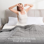 Wemore Minky Dot Weighted Blanket for Adults King Size 20 lbs, Soft Cozy Heavy Blanket for Bed and Couch, Breathable Blanket for All-Season with Glass Beads, Grey 80 x 87 inches
