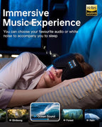 2-Pack Sleep Mask with Bluetooth Headphones & Sleep Headphones Headband Wireless, Ultra-Thin Stereo Speakers for Side Sleepers Perfect for Insomnia, Yoga, Air Travel, Meditation
